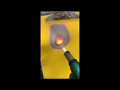 실리콘 코팅 유리 섬유 직물 방화 커튼 소재 850g/m2 데모 보기