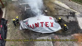 EV 화재 안전의 도약: Suntex 화재 통제 담요의 성공적인 라이브 드릴