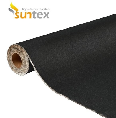 Red Fire Resistant Silicone Coated Glass Cloth Fabric For Hvac System Duct Connector