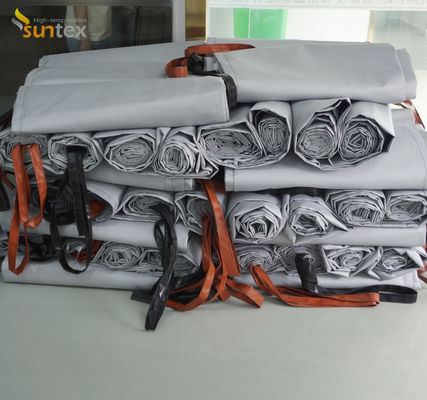 Suntex EV Car Fire Blanket with 60-Minute Coverage Explosion Mitigation and Gray Color for Lithium-Ion Battery Fires