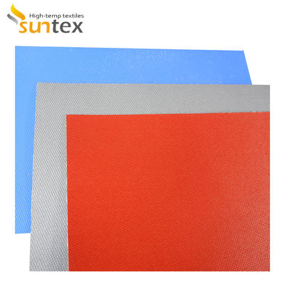Flexible Silicone Coated Fiberglass Fabric with 1 / 1.2 / 1.5 Meter Width and 50 m / 100 m Roll Length for High Temperature Applications