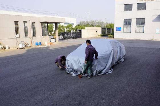 Gray EV Car Fire Blanket with 550℃/1000℃ Thermal Resistance and Oxygen Deprivation for Emergency Safety