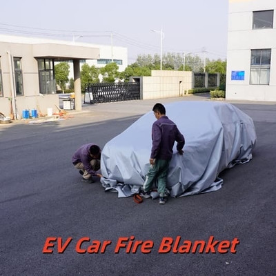 EV Fire Blanket 550℃/1000℃ Thermal Resistance Gray