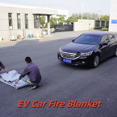 EV Fire Blanket 550℃/1000℃ Thermal Resistance Gray