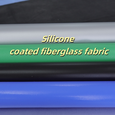 Silicone Coated Fiberglass Fabric 400 g/sqm -50C to 500C Fireproof