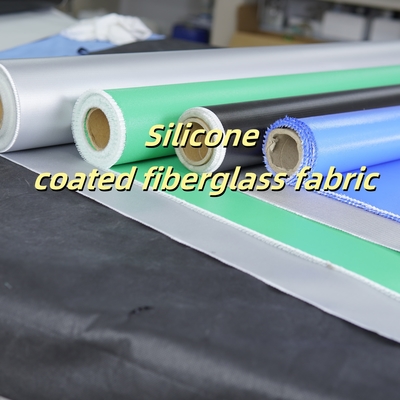 Silicone Coated Fiberglass Fabric 400 g/sqm -50C to 500C Fireproof