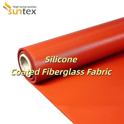 Fireproof Double Sided Silicone Coated Fiberglass Fabric with Sparks Resistance and Alkali Free Properties