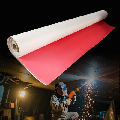 High-Temperature Fireproof Welding Blanket 460 g/sqm 0.41 mm Up to 1800C Heat Resistant Flame Retardant Welding Mat