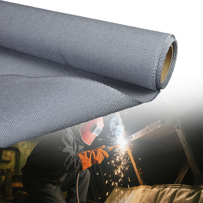 High-Temperature Fireproof Welding Blanket 460 g/sqm 0.41 mm Up to 1800C Heat Resistant Flame Retardant Welding Mat