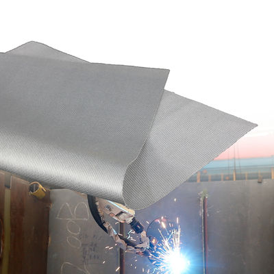 Alkali Free Grey Color Double Sided Silicone Coated Fiberglass Fabric Fire Protection Blanket