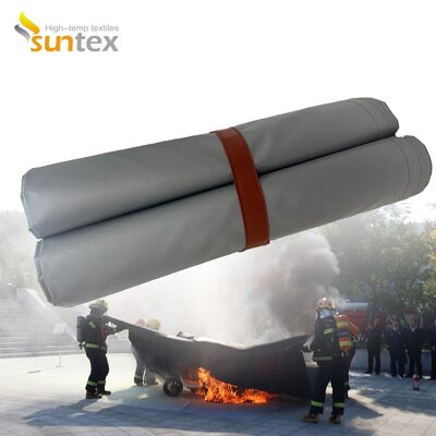 Flame-Retardant EV Car Fire Blanket with 550℃/1000℃ Thermal Resistance and Oxygen Deprivation for Fire Safety