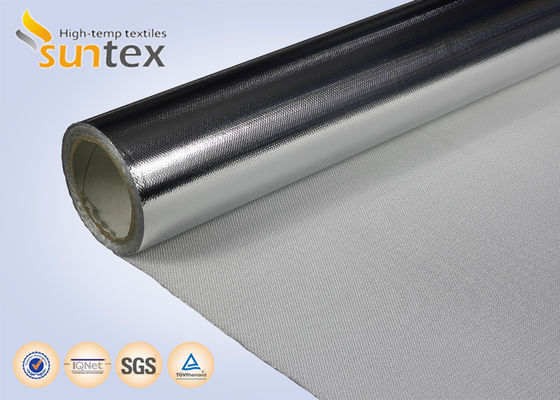 Thermal Reflective Aluminum Foil Fabric 0.4mm for Heat Protection Gloves and Aprons