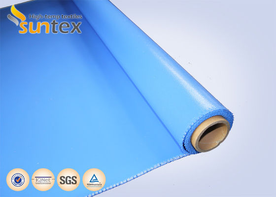 850g/m2 Fireproof High Temperature Resistant Silicone Coated Fiberglass Fabric High Silica Fiberglass Cloth