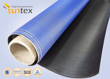 Fire Resistant PU Coated Fiberglass Fabrics M0 0.41mm 460g Flexible Duct Cloth Fabric