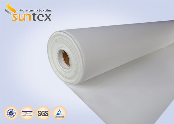 0.4mm PU Coated Fiberglass Fabric, Fireproof & Smoke Barrier for Fire Curtains, Thermal Insulation Roll & Pipe Protection Cover