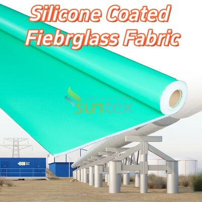 Fireproof High Temperature Resistant Anti-tear Silicone Coated Fiberglass Fabric for Industrial Applications