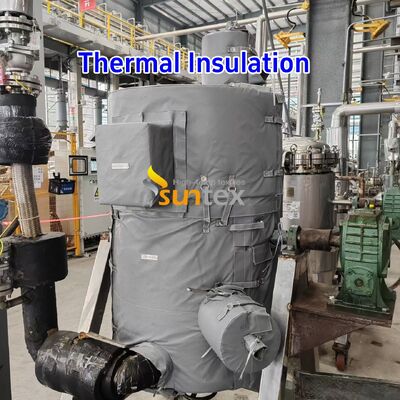 1000°C Temperature Resistant Thermal Insulation Fabric and Removable Insulation Jacket with Water and Oil Resistance in Customizable Sizes