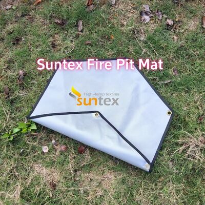550°C Heat Resistant Fire Pit Mat with Multi-Layer Structure and Customizable Size for Outdoor Protection