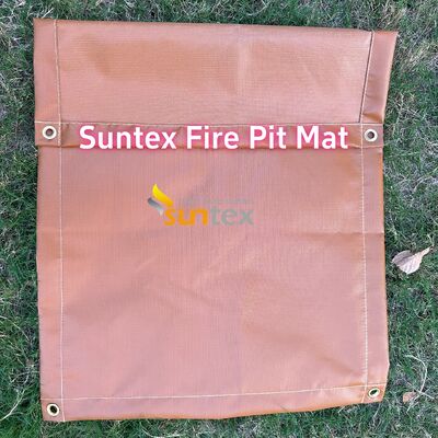 550°C Heat Resistant Fire Pit Mat with Customizable Size and Multi-Layer Structure for Outdoor Protection
