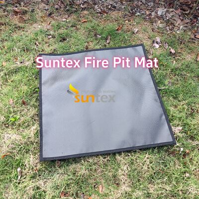 550C Heat Resistant Fire Pit Mat with Customizable Size and Multi-Layer Structure for Outdoor Grill Protection