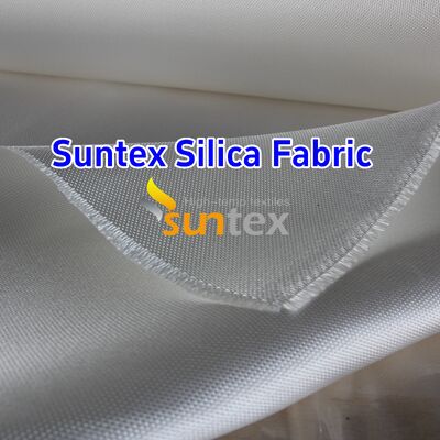 High Temperature Resistant High Silica Fiberglass Cloth 18 oz/sqy with 1000℃ 1800℉ Heat Protection