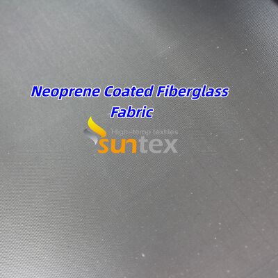 High Temperature Resistance Chemical Resistant Flame Retardant Neoprene Coated Fiberglass Fabric for Insulation Shield