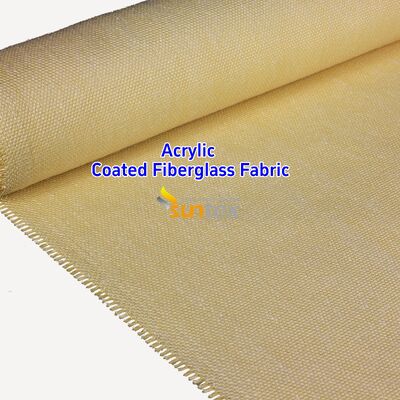 High Temperature 550 Degree C Fire Resistant Fiberglass Fabric with Acrylic Coating for Welding Blankets - Easy to Sew and Cut