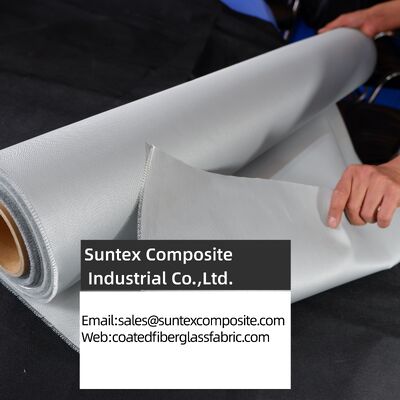 High Temperature Protection and Fire Resistance Silicone Coated Fiberglass Fabric with 4H Satin Weave