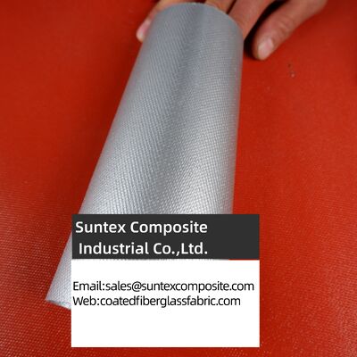 Flame-retardant High Temperature Resistance Silicone Coated Fiberglass Fabric with 4H Satin Weave