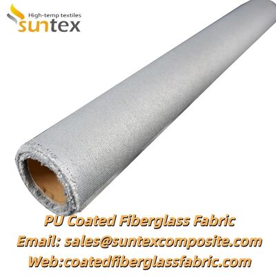 High Temperature Resistant Fire Resistant Polyurethane Coated Fiberglass Cloth for Fireproof Fabric
