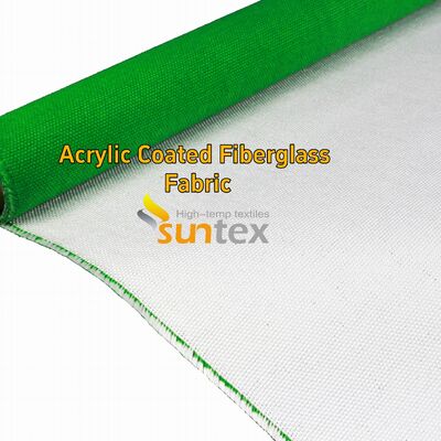 Red 550 Degree C Acrylic Coated Fiberglass Fabric for Welding Blankets - Easy to Sew and Cut
