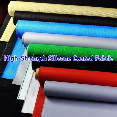 590 g/sqm 0.45 mm Thickness Silicone Coated Fiberglass Fabric With -50℃ to 550℃ Standing Temperature