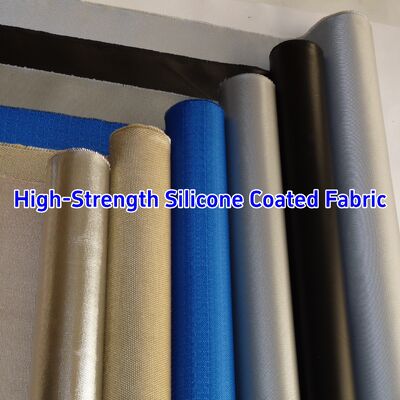 590 g/sqm 0.45 mm Thickness Silicone Coated Fiberglass Fabric With -50℃ to 550℃ Standing Temperature
