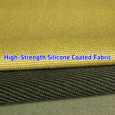 590 g/sqm 0.45 mm Thickness Silicone Coated Fiberglass Fabric With -50℃ to 550℃ Standing Temperature