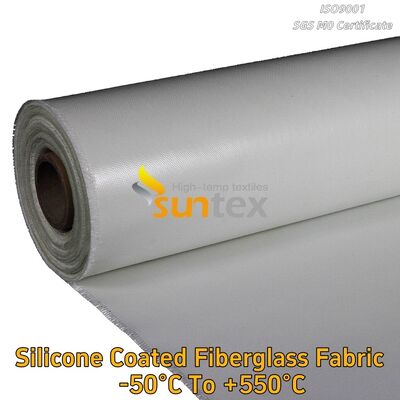 Superior water, oil & chemical resistance Silicone coated fiberglass fabric for High-temperature thermal insulation wraps for industrial pipelines, boilers, exhaust ducts