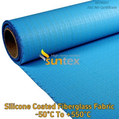 Heat Resistant E-Glass Fireproof Wholesale Double/Side Silicone Coated Fiberglass Cloth Fabric