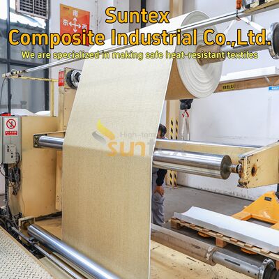 High Temperature Resistant Flame Retardant High Silica Silicon Coated Twill Woven Fiberglass Cloth