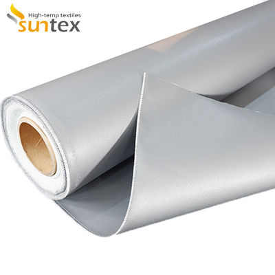 Anti-Fire Curtain Material: 32 Oz Rubber Silicone Coated Fiberglass Fabric