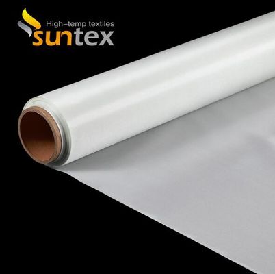 Silicone Coated Fire Curtain Fabric with 550°C Temperature Resistance and 0.6mm Thickness for Fire and Smoke Protection