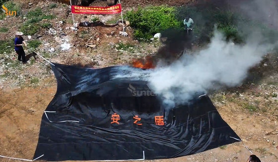 EV CAR FIRE BLANKET 용 실리카 유리 섬유 원단