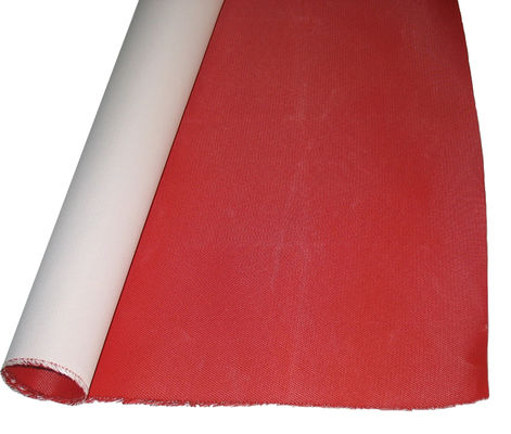 Fire Resistant PU Coated Fiberglass Fabric 460gsqm Thermal Insulation
