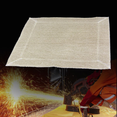 17 Oz 16 Mil 1000°F Heat Resistant Welding Blanket Fireproof Welding Curtain for Sparks and Slag Protection