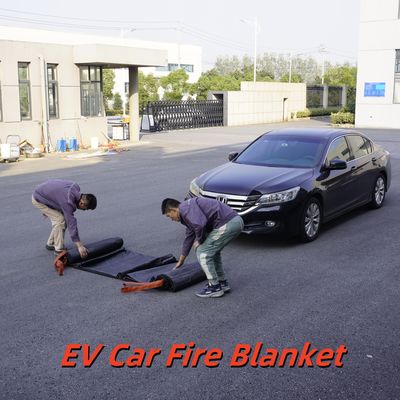 Fire Suppression Blanket for EV Cars Stops Lithium Battery Fires