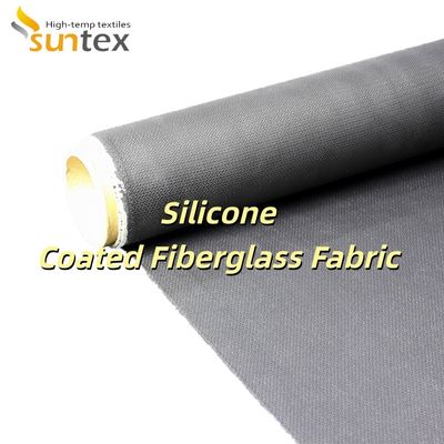 Flame Retardant Silicone Coated Fiberglass Fabric with Corrosion Resistance and Thermal Insulation