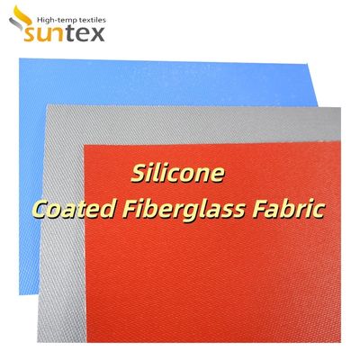 Flexible Weatherproof Water Repellent Silicone Coated Fiberglass Fabric for Thermal Barrier Applications