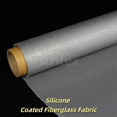 화학유에 저항하는 실리콘 코팅 유리섬유 직물 400g/sqm 0.3mm 두께 1.5m 너비