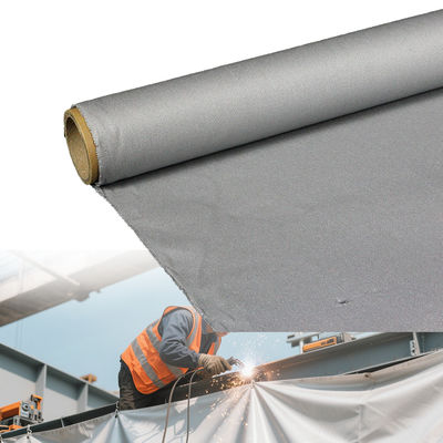 High-Temperature Vemiculite Coated Silica Fiberglass Welding Blanket with 1800C Resistance Fireproof Fire Blanket