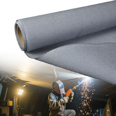 Double Side Fireproof PU Coated Fiberglass Welding Blanket with 1800C Temperature Resistance and Multiple Width Options