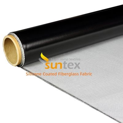 0.3 mm Thickness 400 g/sqm Weight Silicone Coated Fiberglass Fabric with 1 / 1.2 / 1.5 meter Width