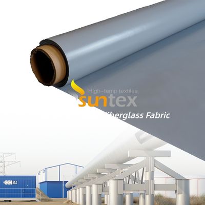 Heat Insulation Fireproof Silicone Coated Fiberglass Fabric for High Temperature Protection